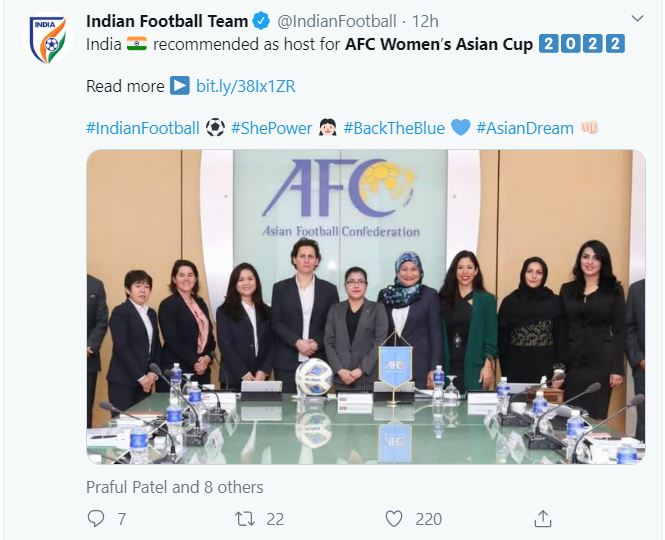 2022 AFC Women's Asian Cup, India