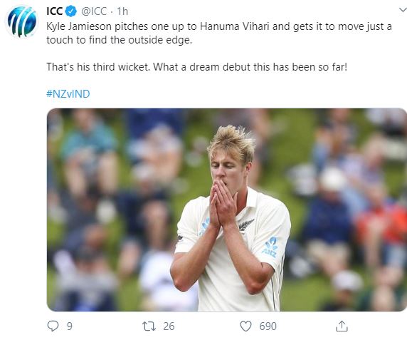 ICC Tweet