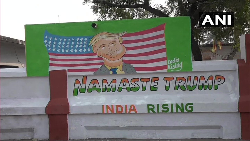 preperations for  donald trump India visits