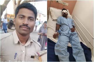 police beaten by  darshan fans in his birthday