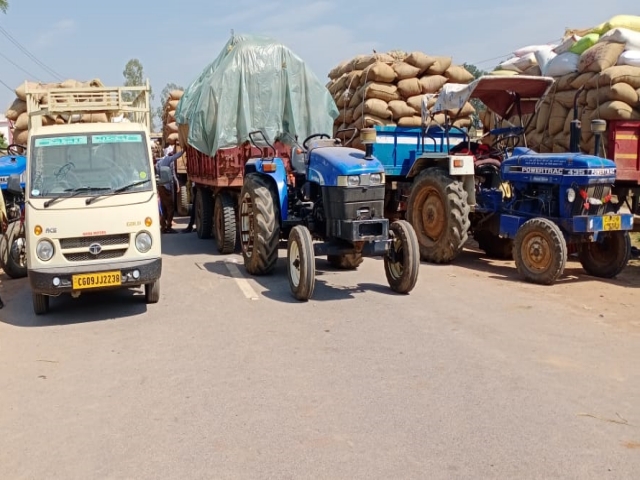 Movement of farmers continues to purchase paddy in Kawardha