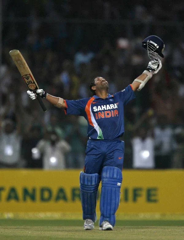 On this day tendulkar became first man on planet to score double century in odis