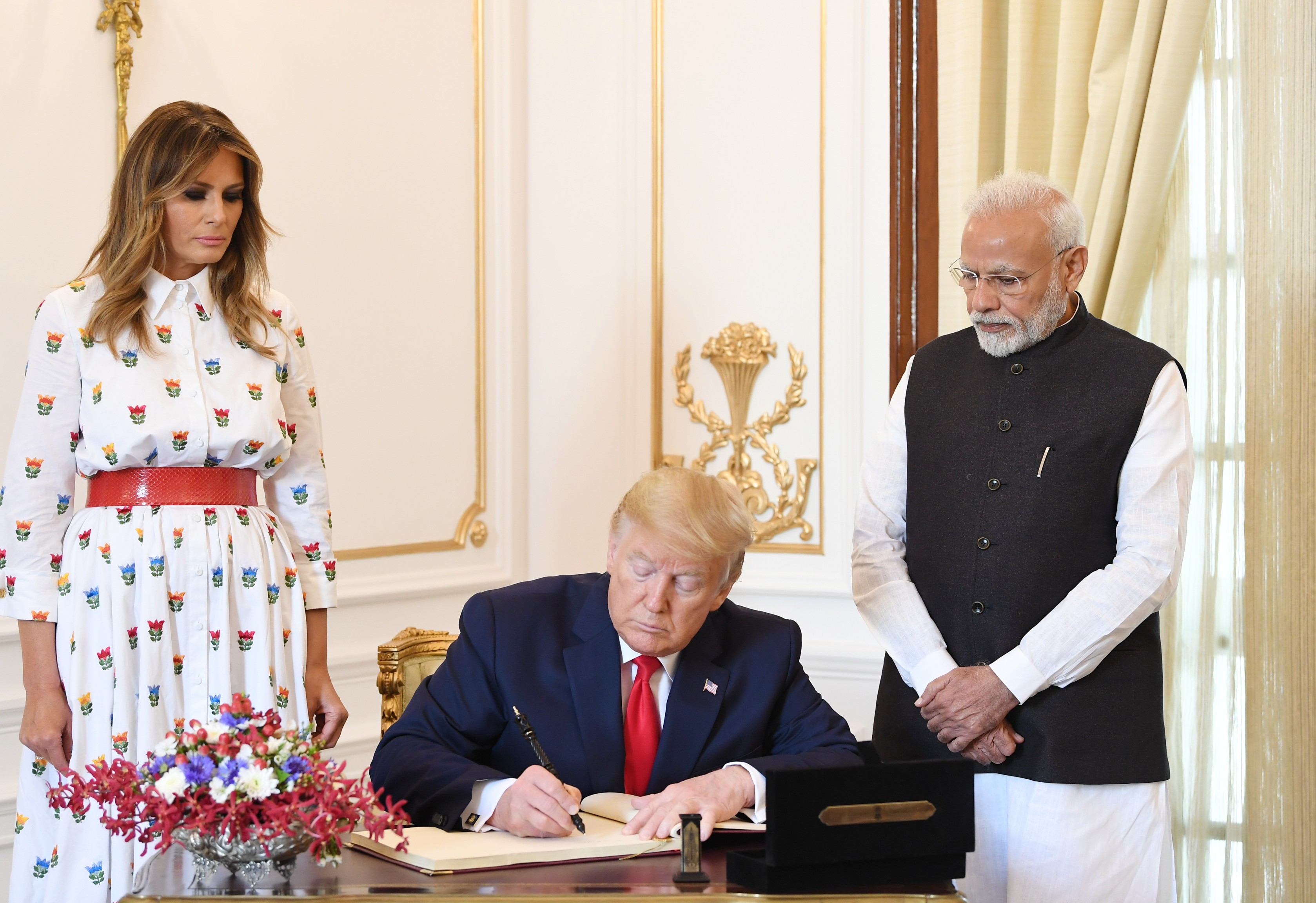 Hyderabad House Visitor's Book