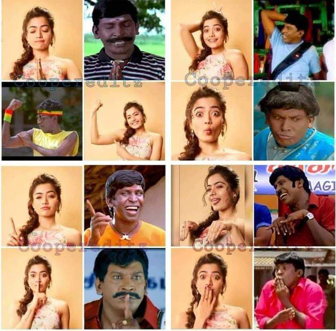 Rashmika Mandanna vadivelu version photos