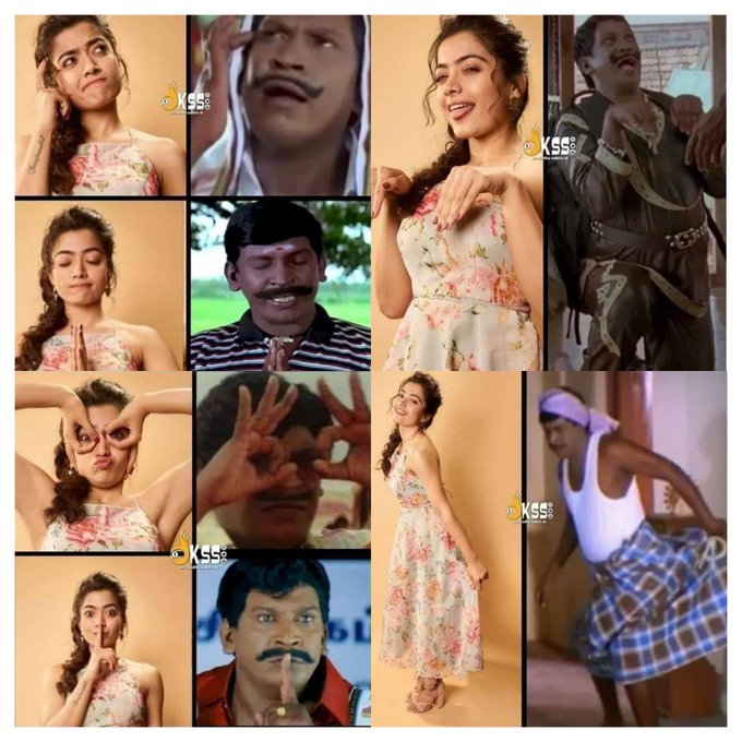 Rashmika Mandanna vadivelu version photos