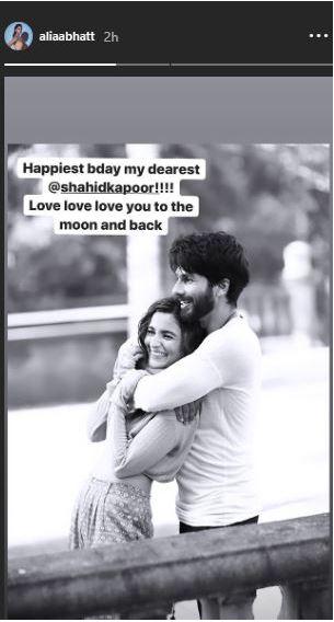 Alia Bhatt, Kiara Advani wishes Shahid Kapoor with adorable posts