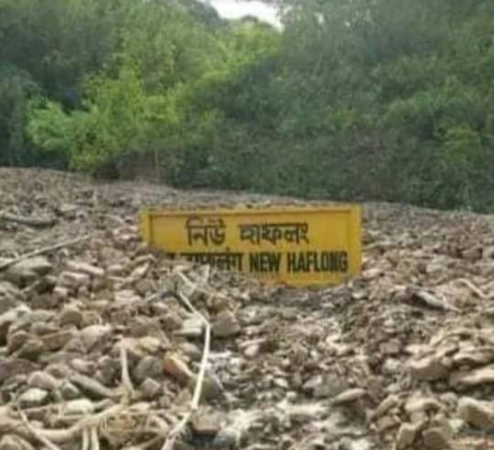 Landslides at various places on Lumding-Badarpur Broad-gauge rail line