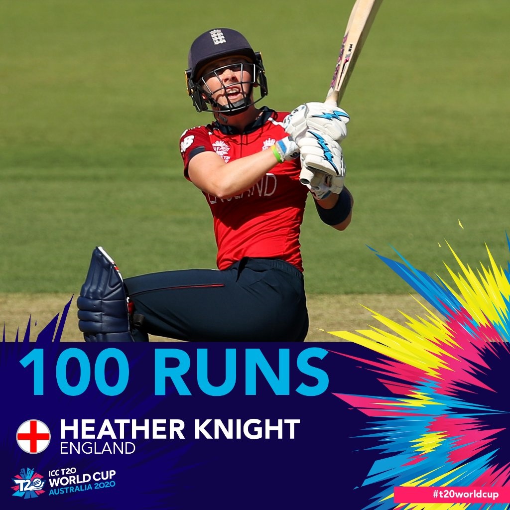 Heather Knight first player to score Hundred