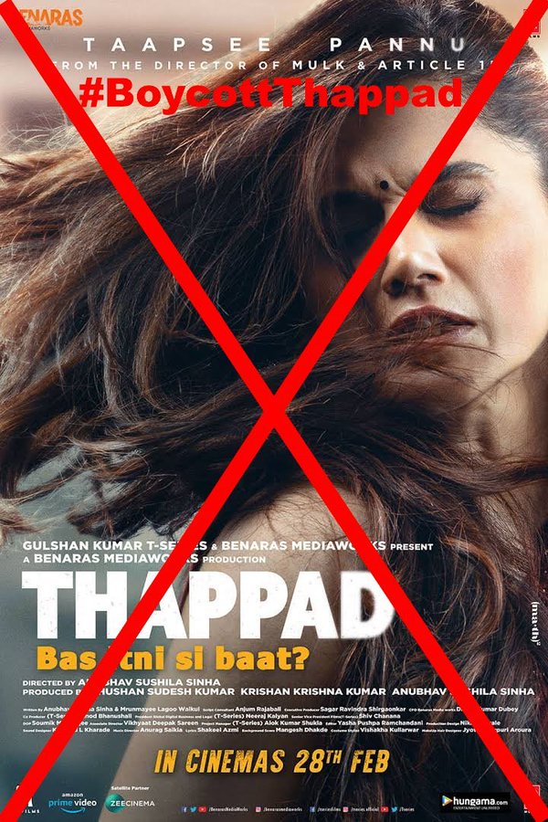 taapsee pannu film boycott on social media