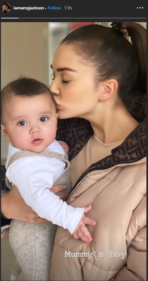 Amy Jackson son