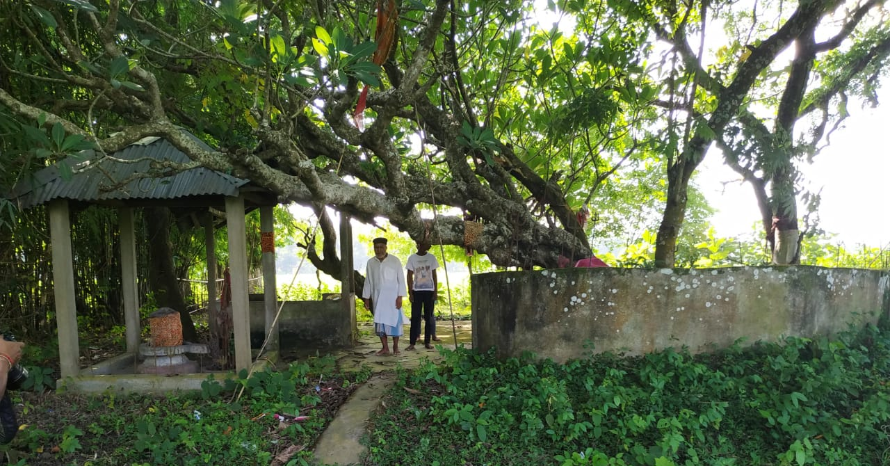 A Hindu Shrine in the backyard