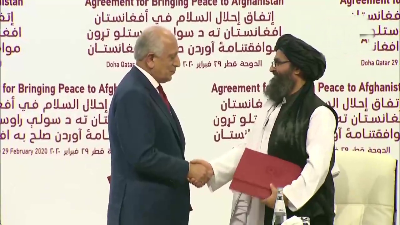 Agreement signed between the United States of America and the Taliban