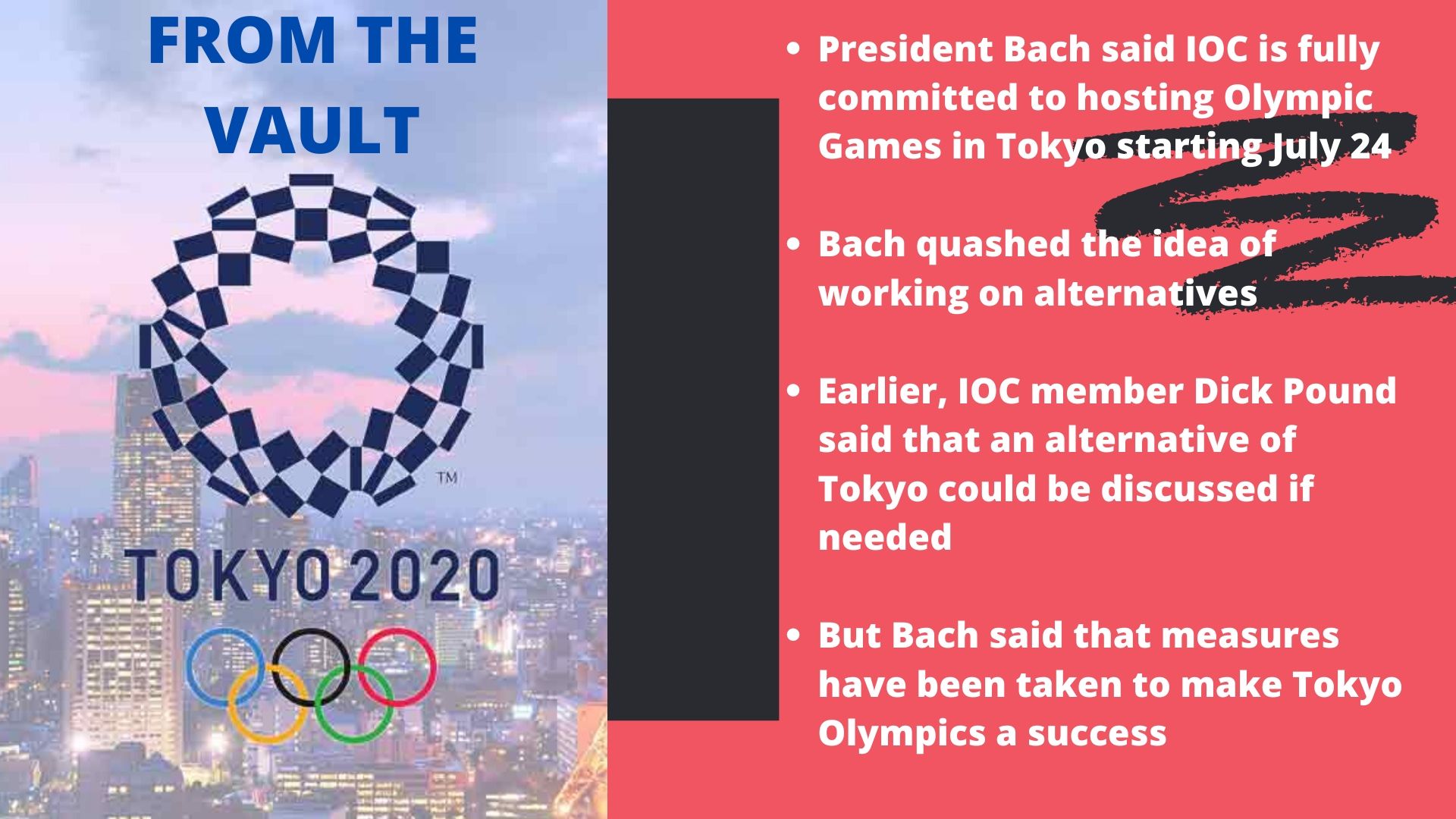 Tokyo Olympics could be postponed until the end of 2020