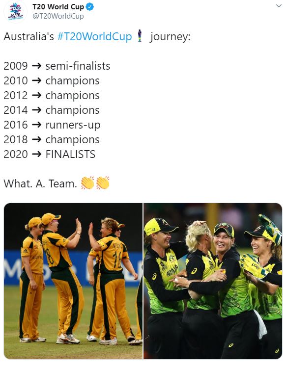 Women's T20 WC, Australia beat South Africa