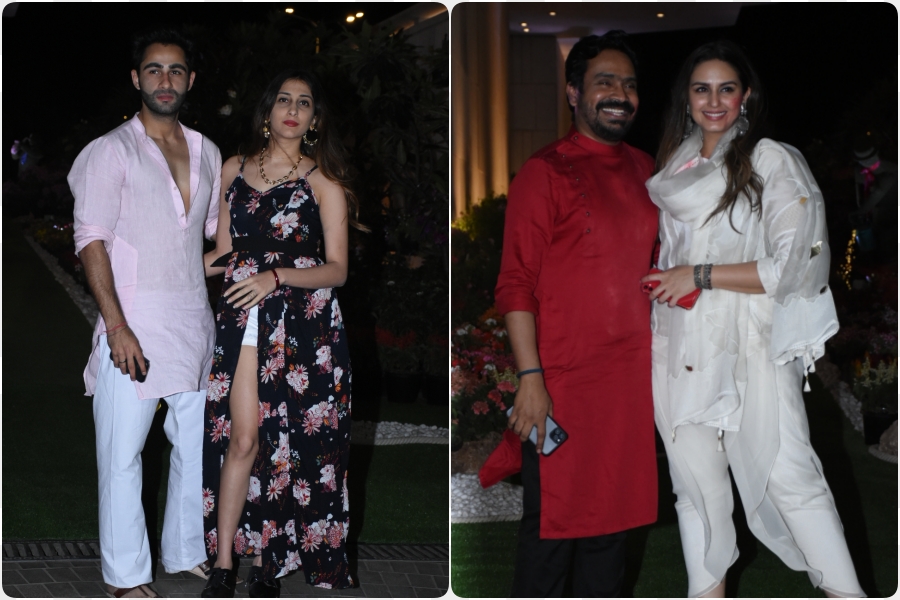 ambani holi party, ambani holi party pictures, ambani holi party celebrations, priyanka chopra with nick jonas, katrina kaif, vicky kaushal, holi party, अंबानी की होली पार्टी, प्रियंका चोपड़ा, निक जोनस