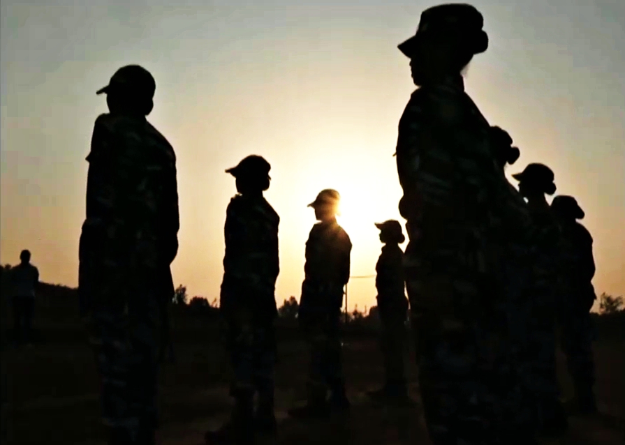 CRPF women commandos are stationed in Bastar