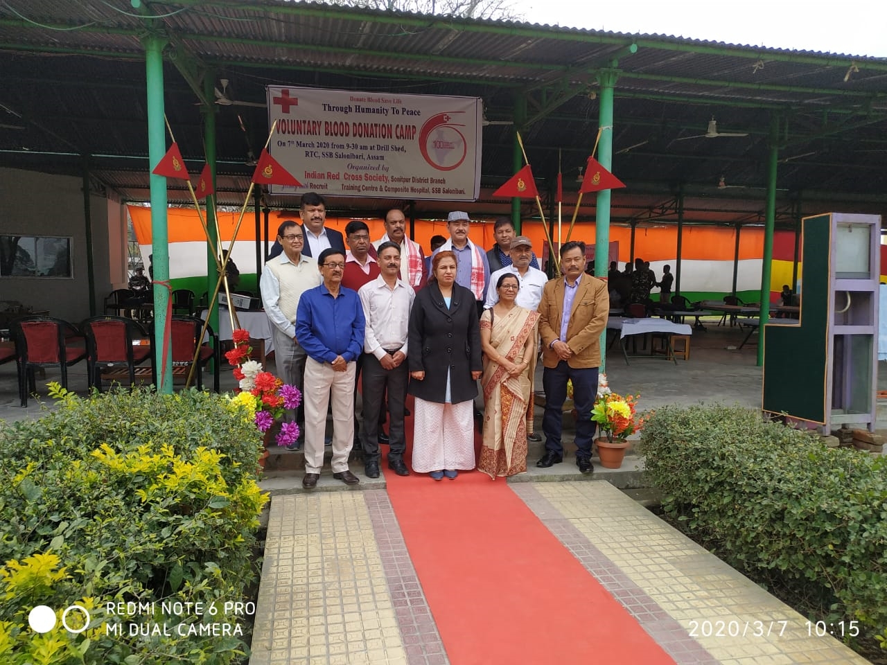 Blood Dunation Camp At Tezpur Salanibari