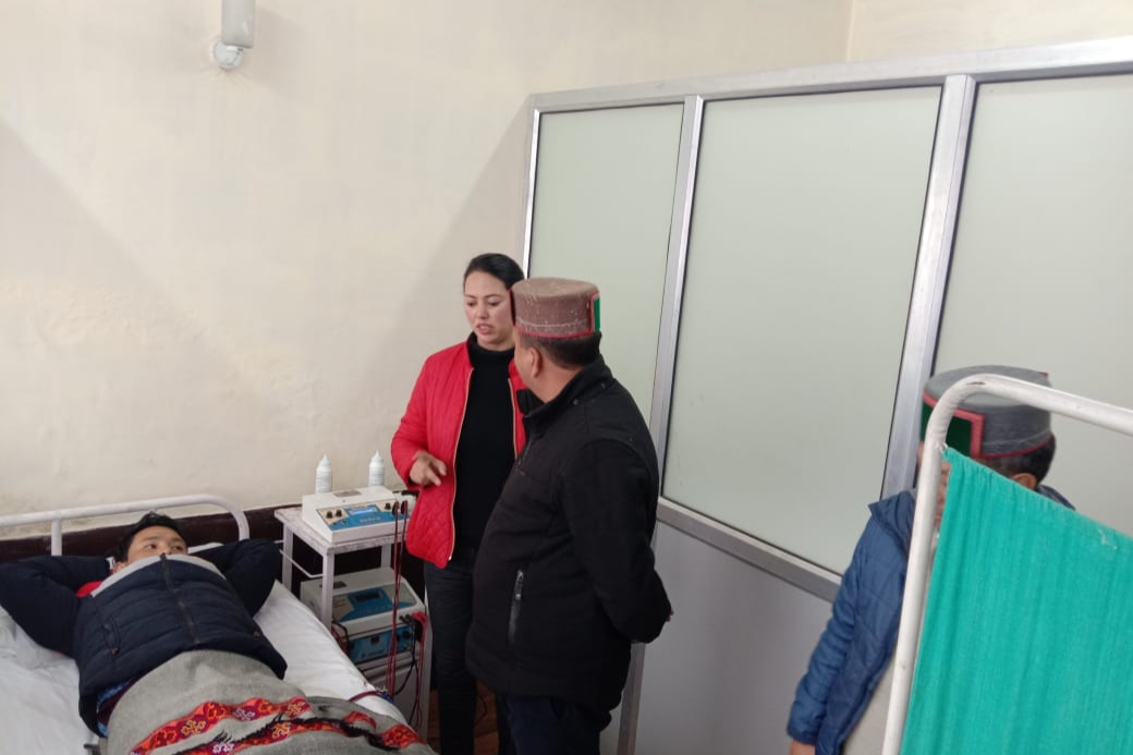 state forest corporation vice chairman inspected of hospital