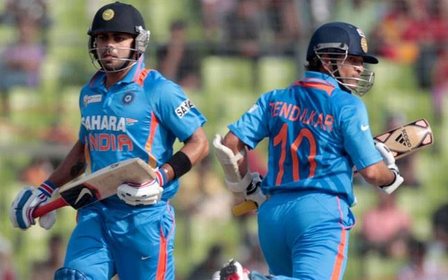 Indian Skipper Virat Kohli Set To cross Sachin Tendulkar In Becoming Fastest To Score 12,000 ODI Runs