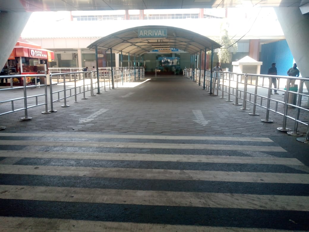 Deserted Chennai Airport