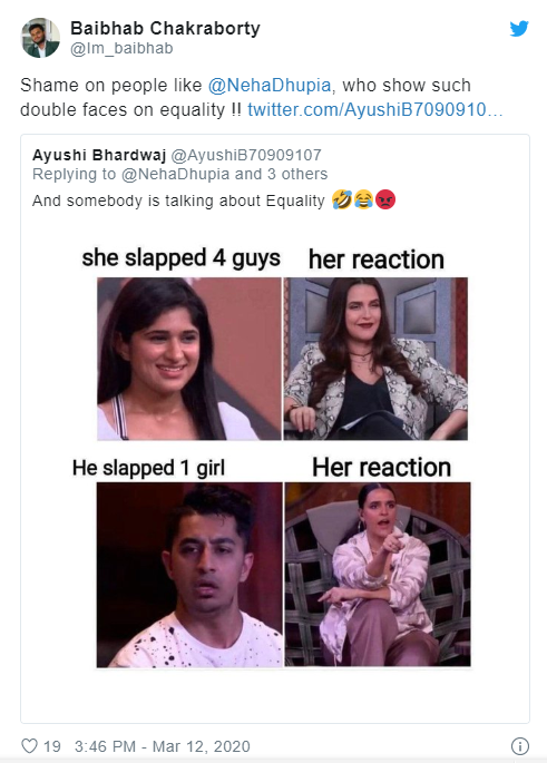 Neha gets trolled, being called 'fake feminist'