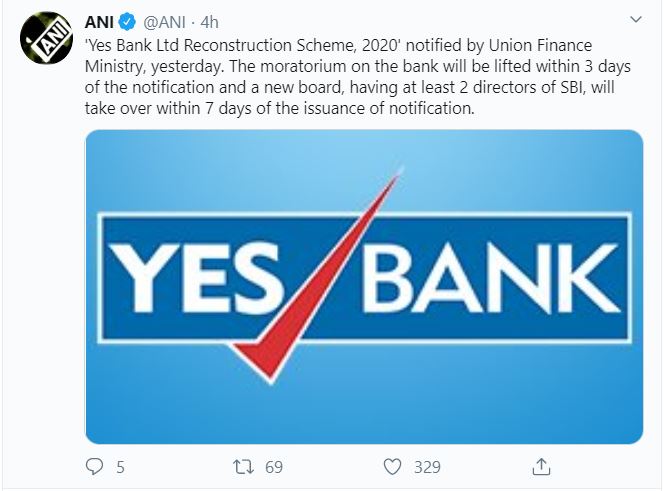 india's other banks will invest 93k crore in Yes bank