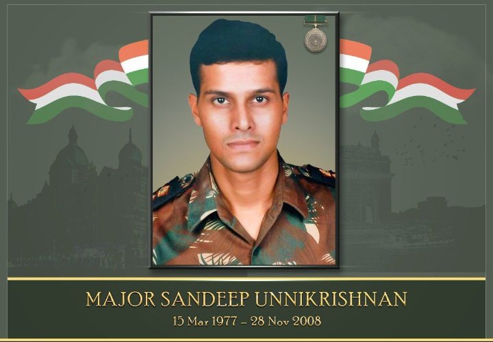 major sundeep unnikrishnan