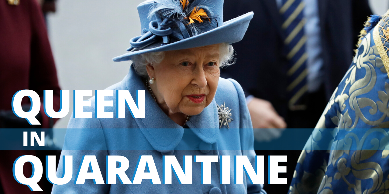 Queen shifted from Buckingham Palace