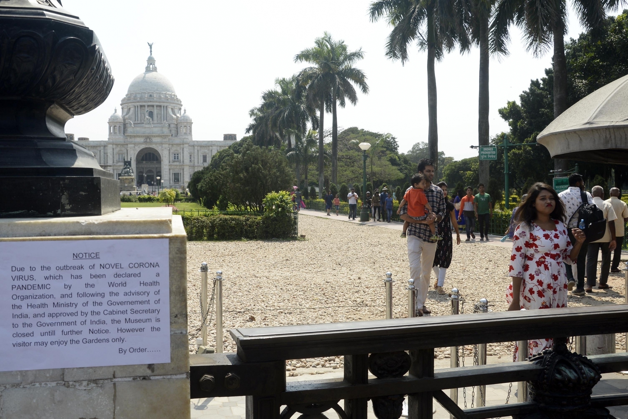 Closed Victoria Memorial