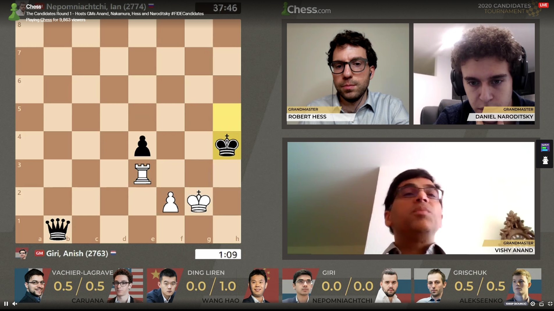 Former World Champion vladimir kramnik step out from candidates commentary team which involve viswanathan anand