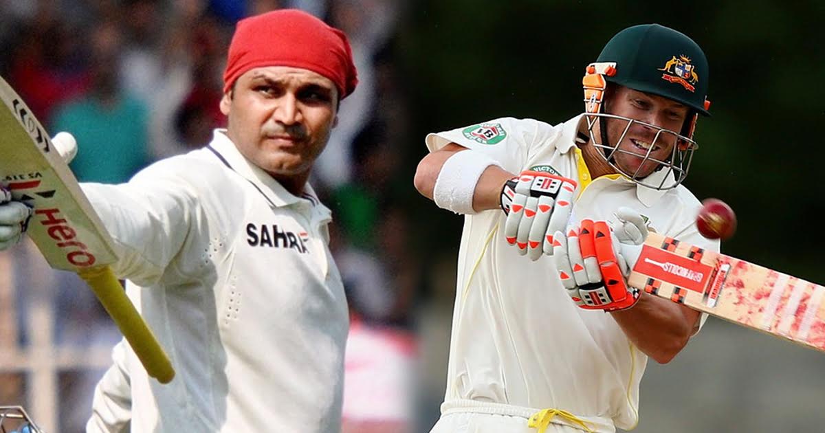 cheteshwar pujara, David Warner or Virender Sehwag