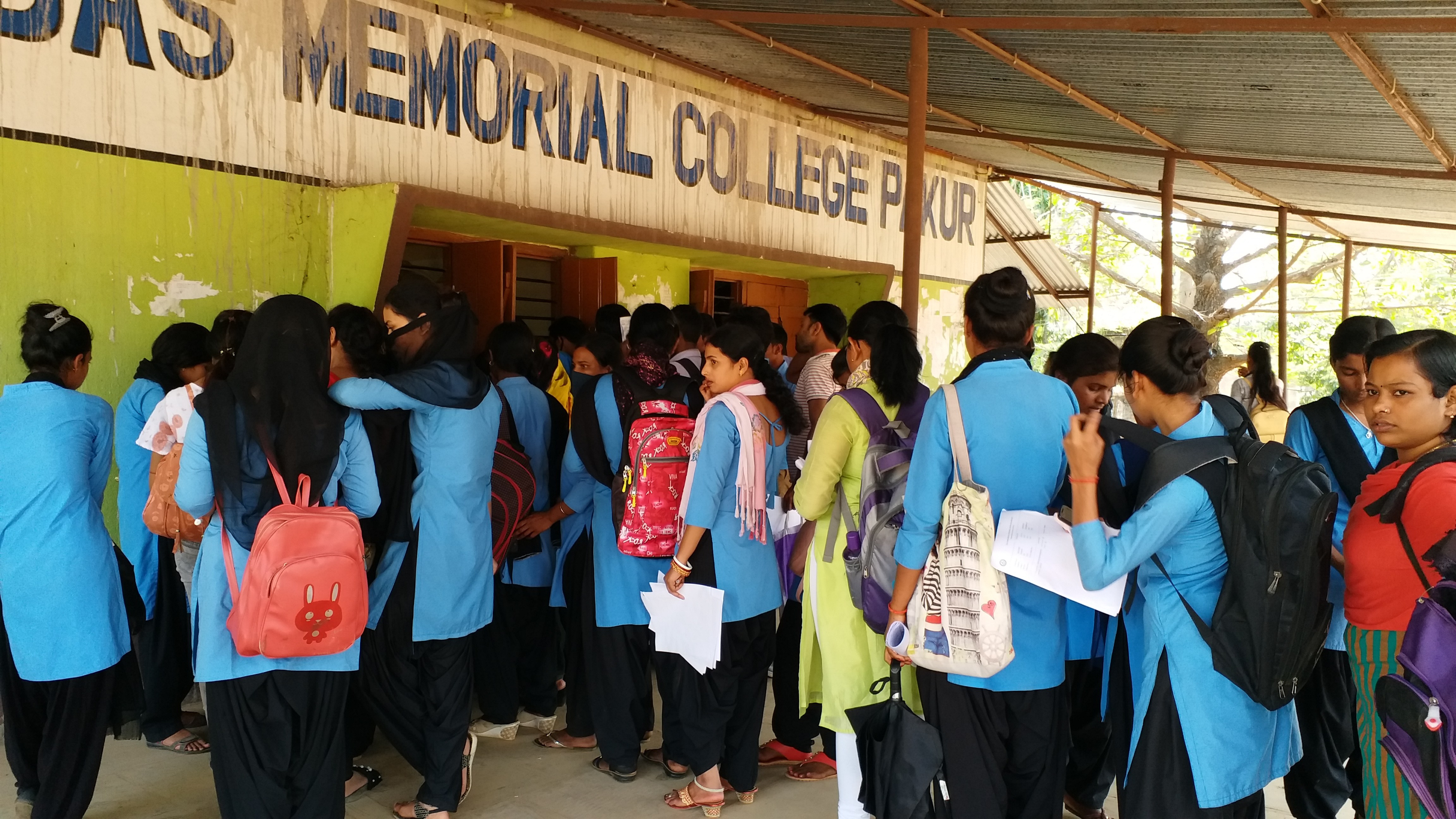 Kumar Kalidas Memorial College created ruckus due to disturbance in Markseet