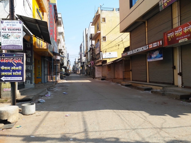 Effect of janta curfew in kawardha