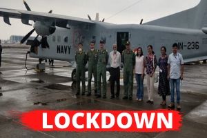 Indian Navy transports medical team for COVID-19 test training