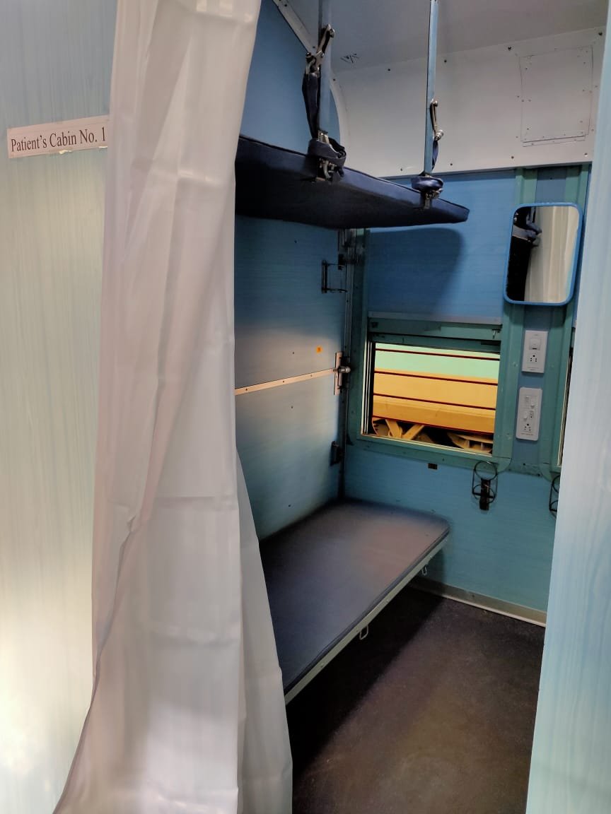 Indian railways prepared Isolation Coaches