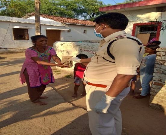 Police reaching food