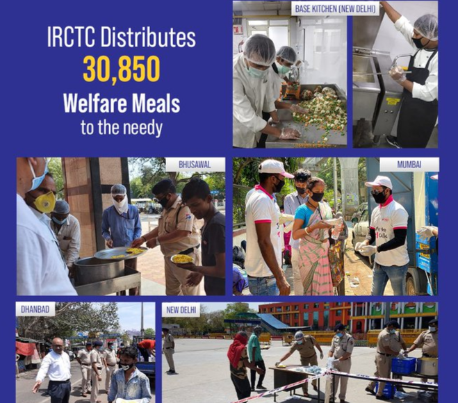 IRCTC serves over 30,000 meals to needy at 20 places