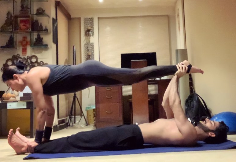 Sushmita Sen works out with beau Rohman Shawl