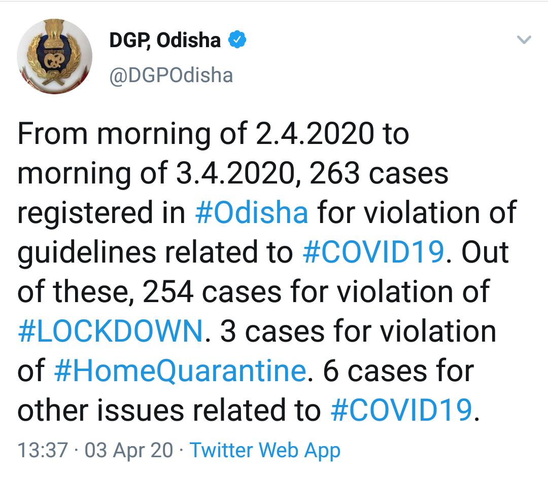 lock-down-violation-263-cases-registered-by-odisha-police