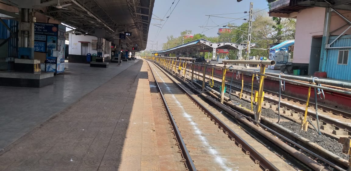 itarsi railway junction deserted due to lockdown