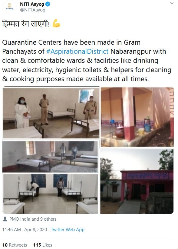 Quarantine Centers