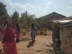 Anganwadi workers fighting against Corona