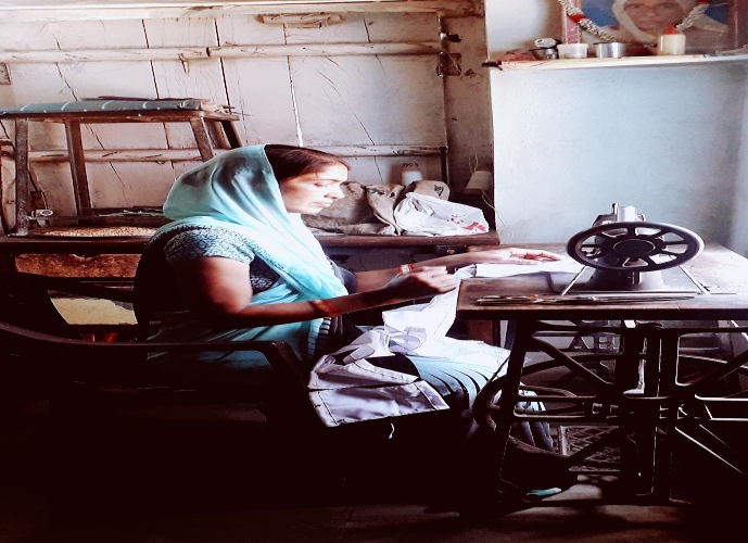 Anganwadi workers fighting against Corona