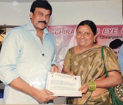 megastar with fan nagalakshmi