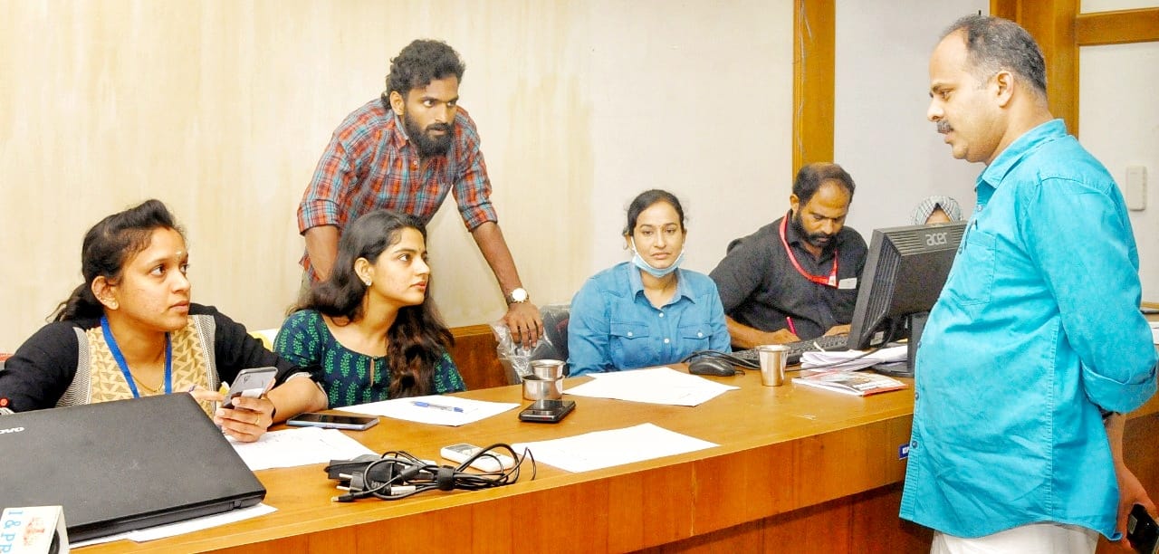 Indian football player CK Vineeth, who became an employee of the call center