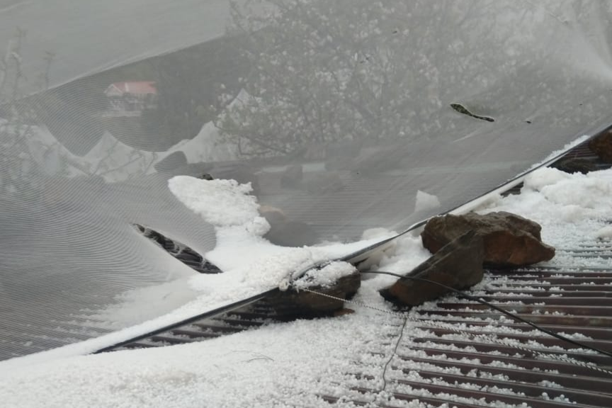 hailstorm in rampur