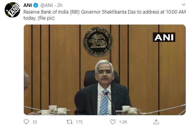 RBI ਗਵਰਨਰ ਅੱਜ ਕਰਨਗੇ ਪ੍ਰੈਸ ਕਾਨਫਰੰਸ, ਕਰ ਸਕਦੇ ਹਨ ਕਈ ਵਡੇ ਐਲਾਨ