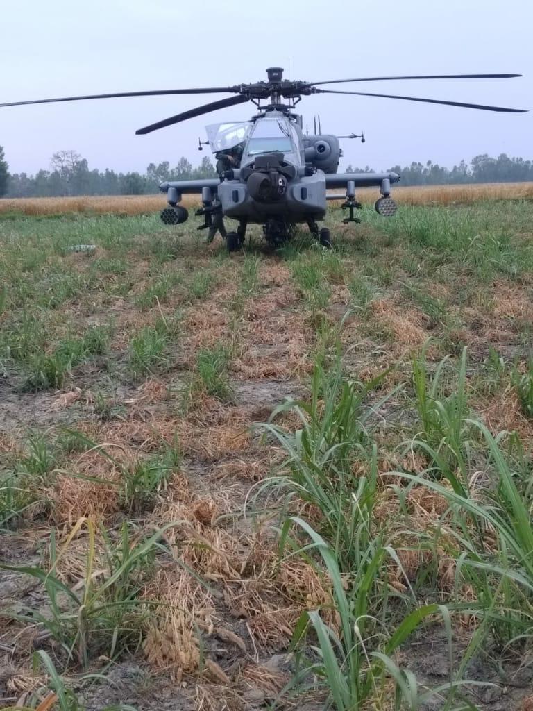 Apache helicopter