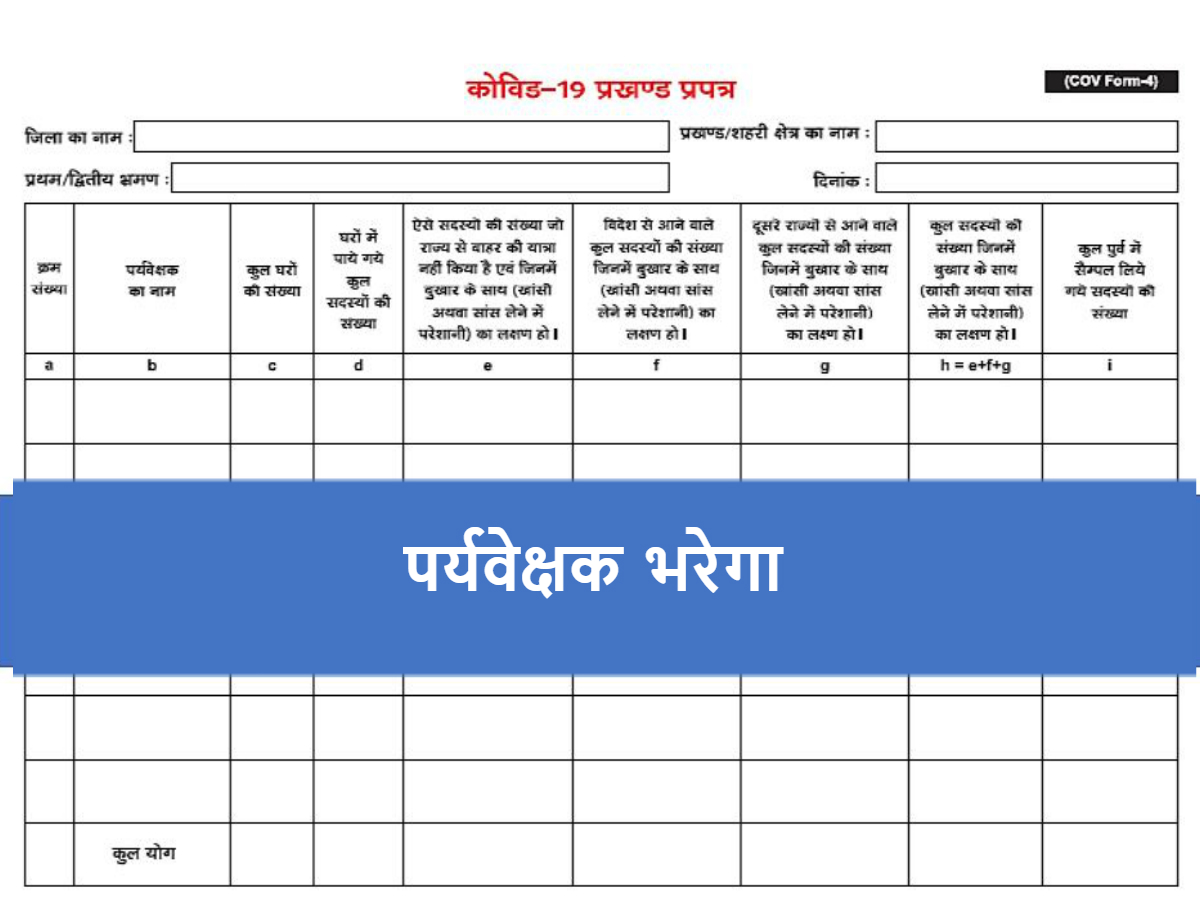 फॉर्म संख्या-4