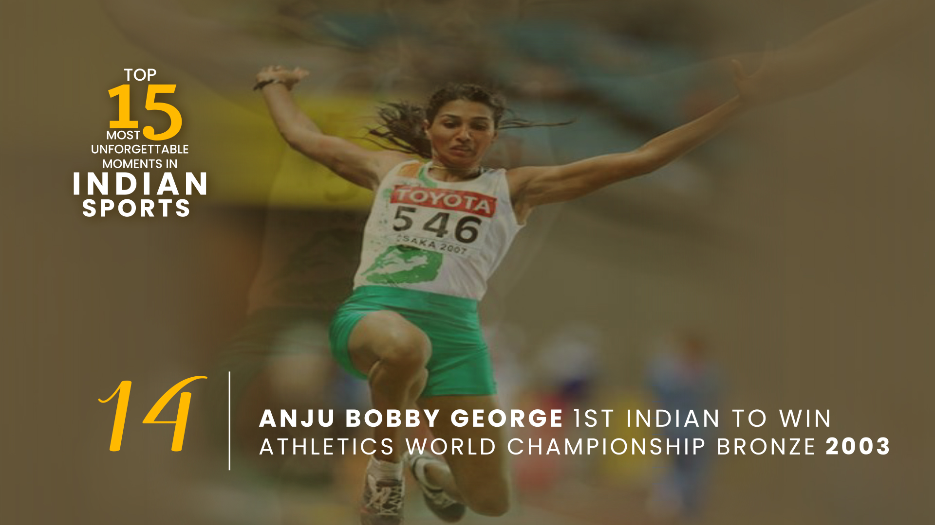 Anju Bobby George's World Athletics Championships bronze